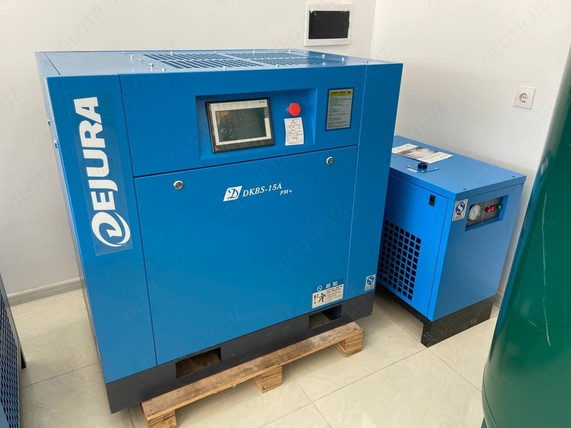 Винтовой компрессор DEJURA 15 kw (с инвертором) - 63 714 533 сум