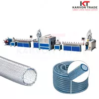 Линия по производству армированных шланги с нитями из ПВХ