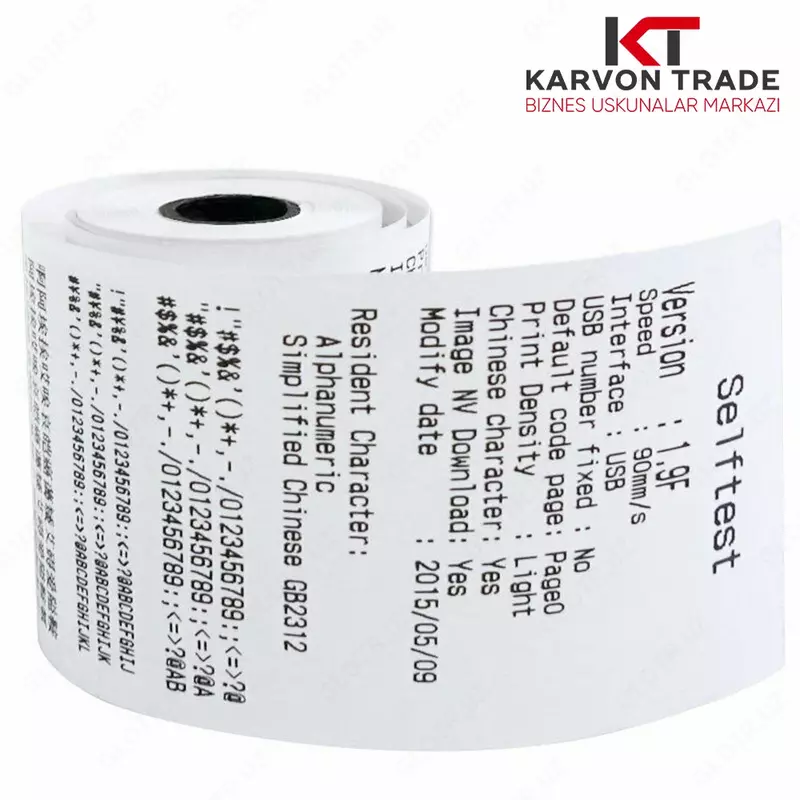 Chek qo'gozlari ishlab chiqarish uskunasi Karvon Trade