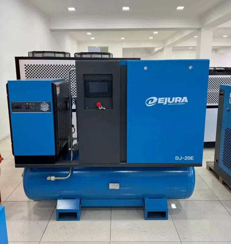 Винтовой компрессор портативный моноблочный