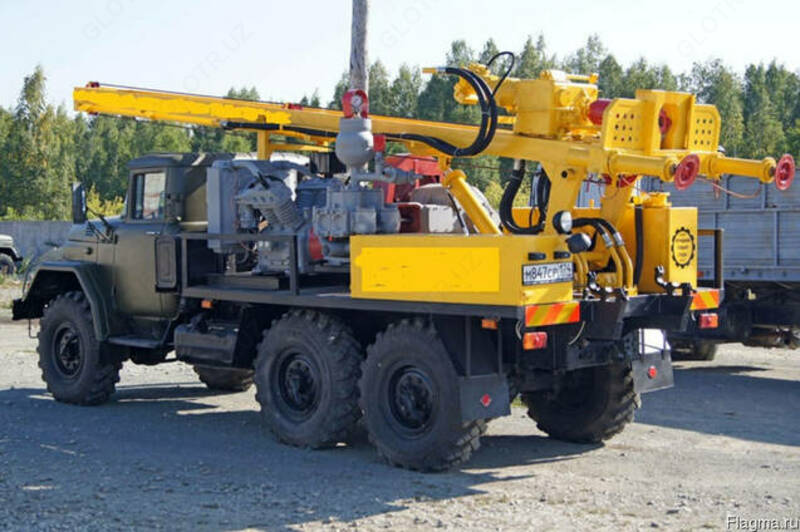  Буровая установка УРБ 2А2 на шасси Зил 131 (буровая машина) - 