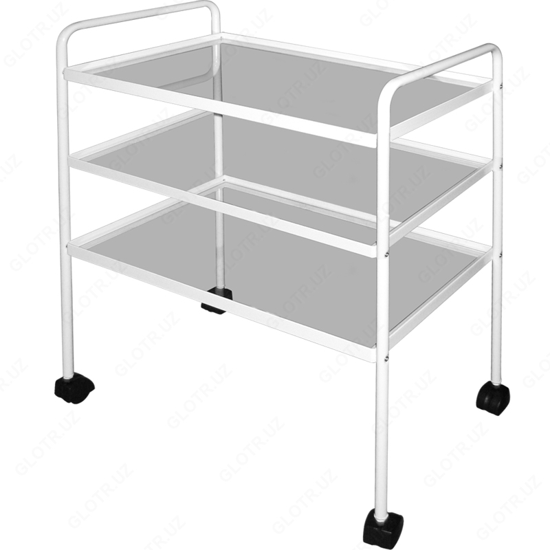  Shisha tokchali tibbiy asboblar stoli - 