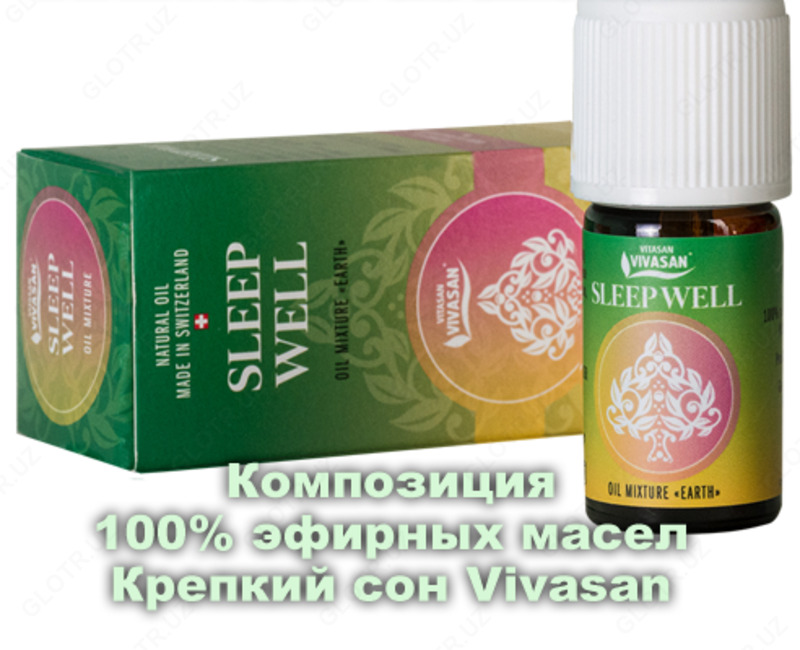 Композиция 100% эфирных масел Крепкий сон (Sleep well) Vivasan