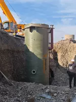 Stekloplastikdan tayyorlangan kanalizatsiya nasos stansiyalari (KNS)