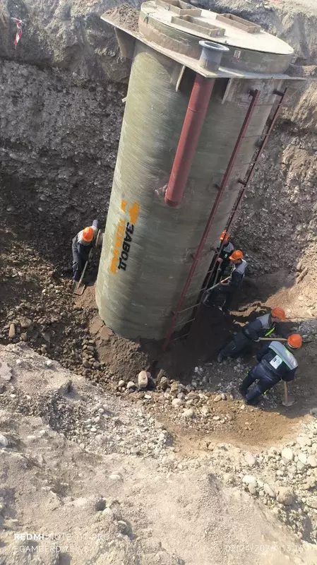 Stekloplastikdan tayyorlangan kanalizatsiya nasos stansiyalari (KNS) - 