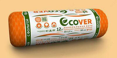 Минеральная вата (стекловолокно) ECOVER c фольгой - 144 000 сум / упаковка