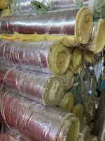 Оптом! Минеральная вата (стекловата) рулоны с фольгой (брак) - от {0} сум