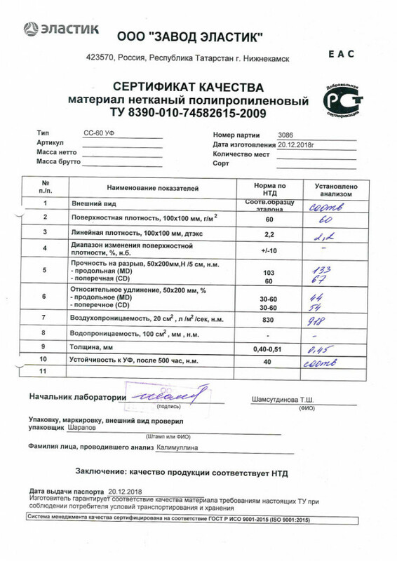 Сертификат соответствия