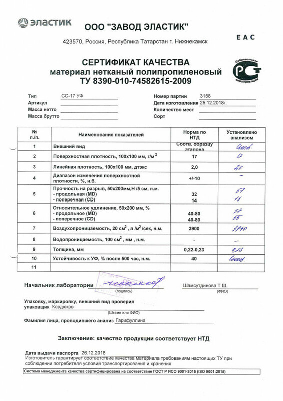 Сертификат соответствия