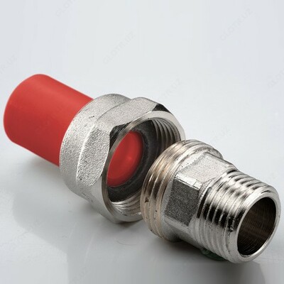 Муфта комбинированная разъемная ПП D40-1 1/2"HP - Цена по запросу