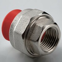 Муфта комбинированная разъёмная раструбная ПП D20-1/2"BP - по запросу