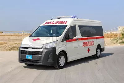 Toyota Hiace Ambulance tez tibbiy yordam mashinasi