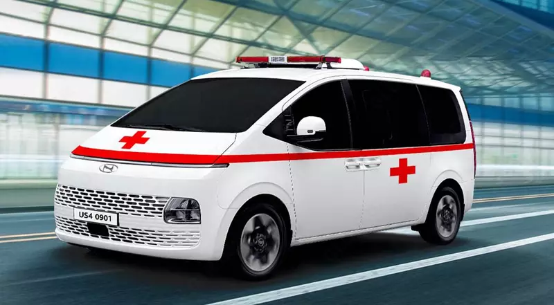 Hyundai Staria ambulance tez tibbiy yordam mashinasi