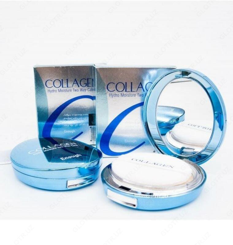  Pudra kollagen bilan Enough Collagen Hydro Moisture Two Way Cake SPF25 PA++ - 