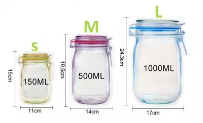 Пищевые пакеты-банки (комплект 16шт + 4шт в подарок) - 99 000 сум / шт.