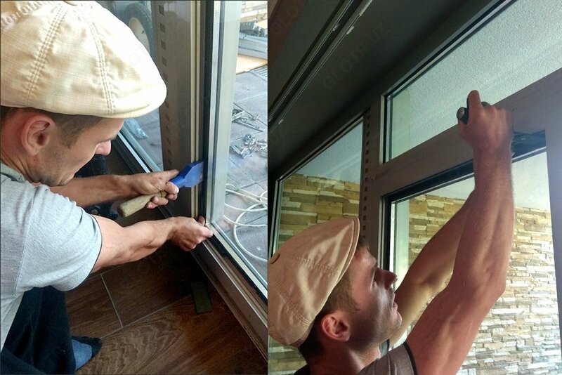  Услуги по изготовлению и установке дверей из ПВХ - 