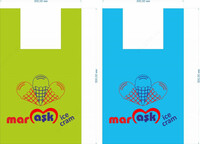 Пакеты типа "майка" с логотипом