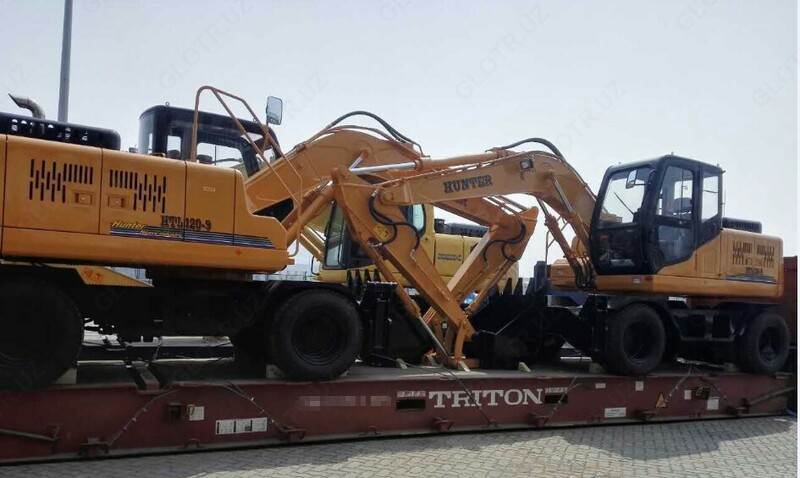   Колёсный экскаватор Hunter ht145w