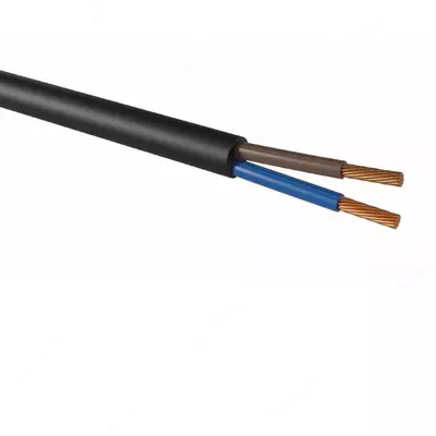 Кабель силовой гибкий (шланговый) КГ 1кВ 2х6-1 (1м)