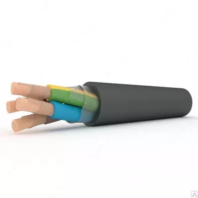 Кабель силовой гибкий (шланговый) КГ 1кВ 5х120-1 (1м)