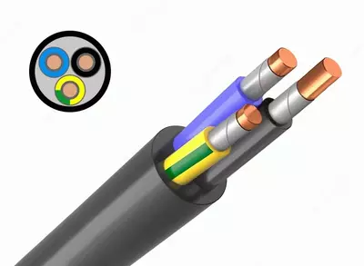 Кабель силовой ВВГнг 3х4(ож)-0,66