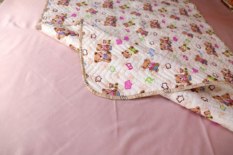 Стеганное детское одеяло, 180х150 см