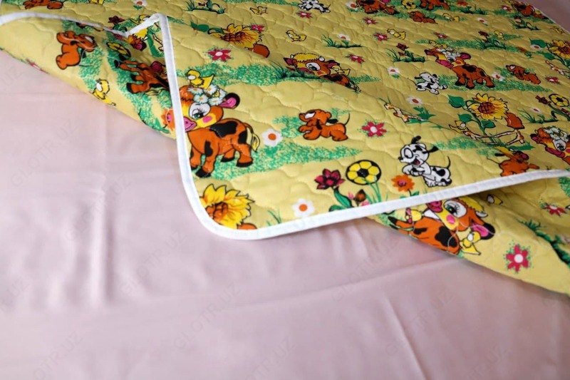 Легкое детское стеганное одеяло