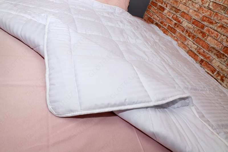 Двухспальное тонкое одеяло, 200х220 см