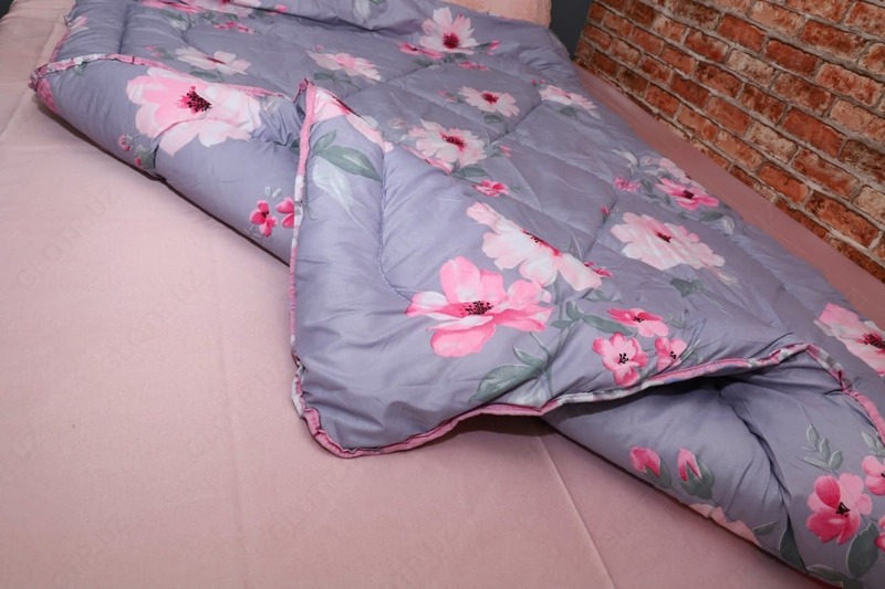 Двухспальное теплое одеяло (цветное), 180х220 см