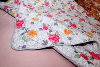 200x220 sm bo'lgan ikki qavatli ko'rpa choyshab Chakana savdo