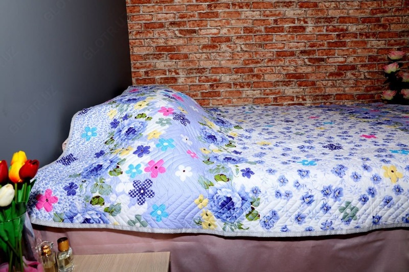 Ikki marta yupqa choyshab choyshab, 200x220 sm № 2