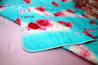 Двухспальное тонкое стеганное покрывало, 200х220 см №4