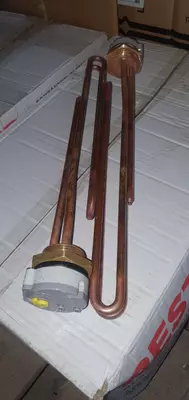 Водяной ТЭН медный (4