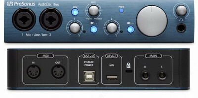 Комплект для звукозаписи в студии PRESONUS AUDIOBOX ITWO STUDIO