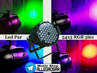 Светодиодные прожекторы 54×3w RGB