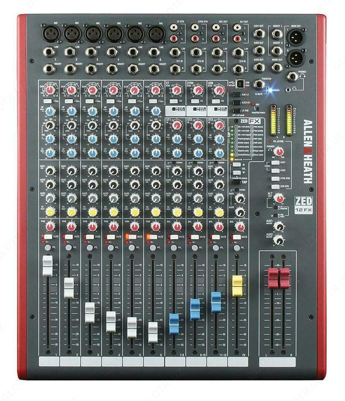 Микшерный пульт behringer ZED12FX