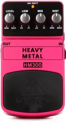 Гитарная педаль Distortion Behringer HM300 Heavy Met