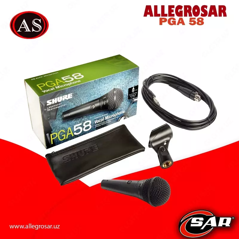 Микрофон SHURE PGA58-XLR