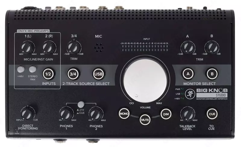 USB-аудиоинтерфейс Mackie Big Knob Studio