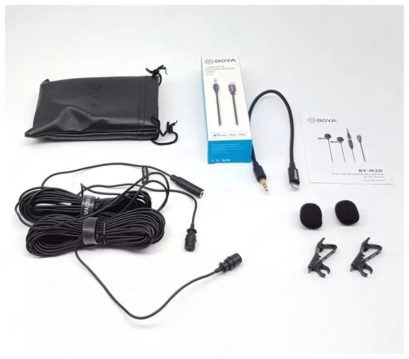 422 092.3 so'm Boya BY-M2D lavali mikrofon