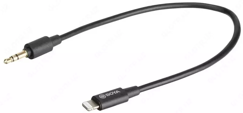 Переходник mini jack 3.5 - Lightning Boya BY-K1 - 156 280.9 сум