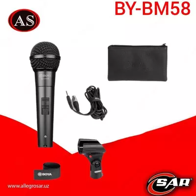 Микрофон Boya BY-BM58 - 694 000 сум / шт.