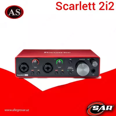 Аудиоинтерфейс Scarlett 2i2