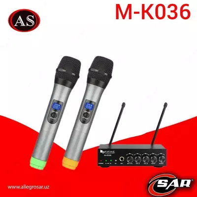 Беспроводные микрофоны M-K036 Беспроводные микрофоны M-K036