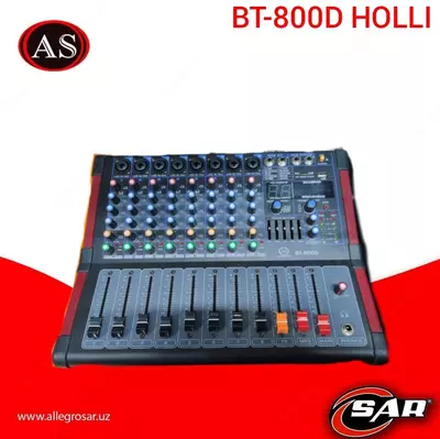 Микшерный пульт BT-800D HOLLI - 2 500 000 сум / шт.