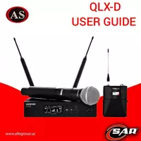 Профессиональный микрофон Shure QLX-D USER GUIDE - 2 638 000 сум