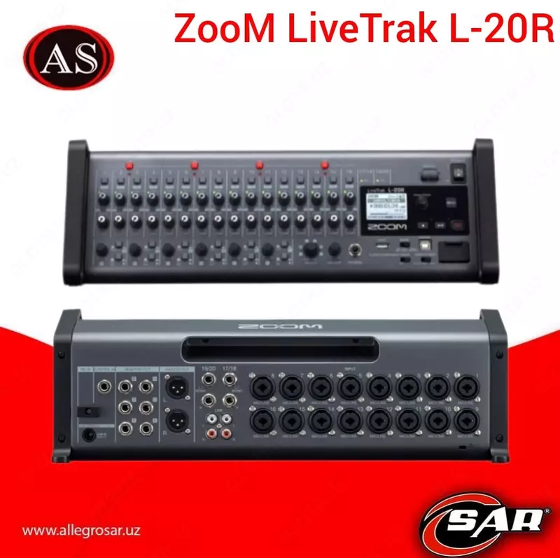 Микшерный пульт ZooM LiveTrak L-20R