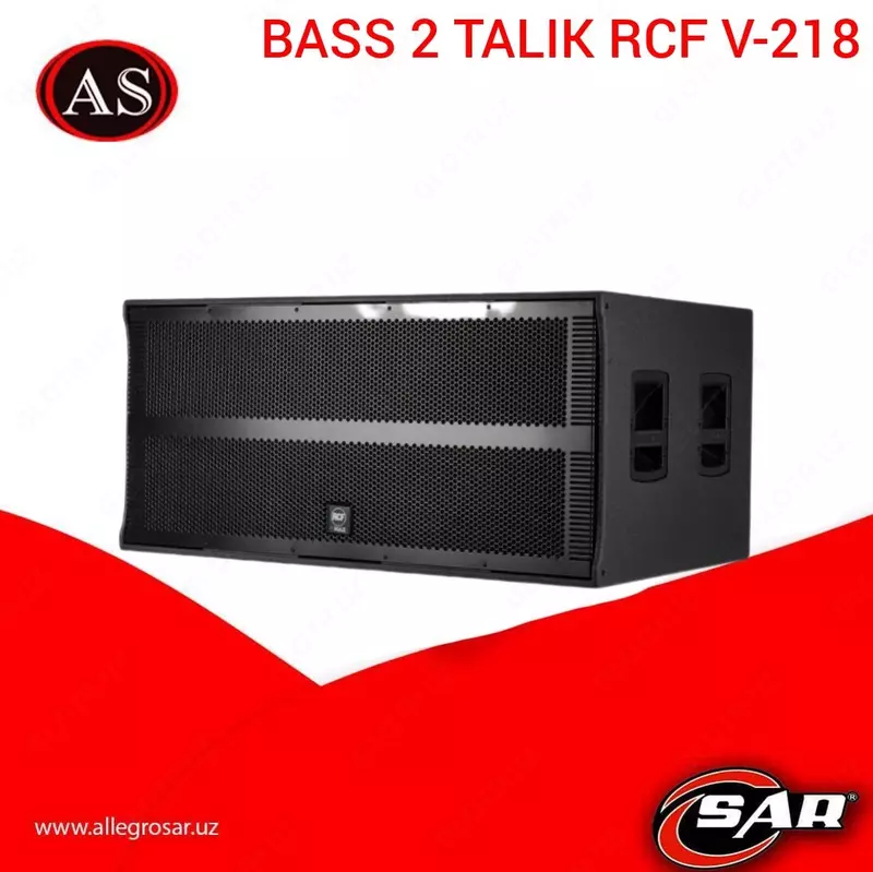 Пассивный сабвуфер RCF V218-S Bass Reflex - 7 090 000 сум