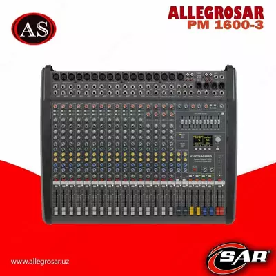Dynacord POWERMATE 1600-3 16 kanalli faol mikser