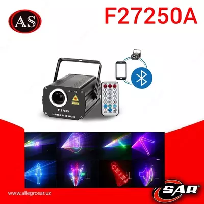 Лазерный сценический светильник F2750A с приложением Android